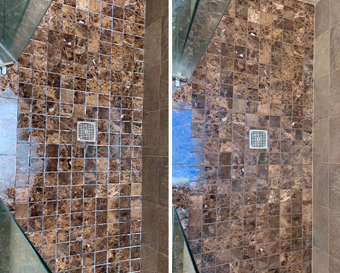 Before and after Picture of Our Hard Surface Restoration Services in Sammamish, WA