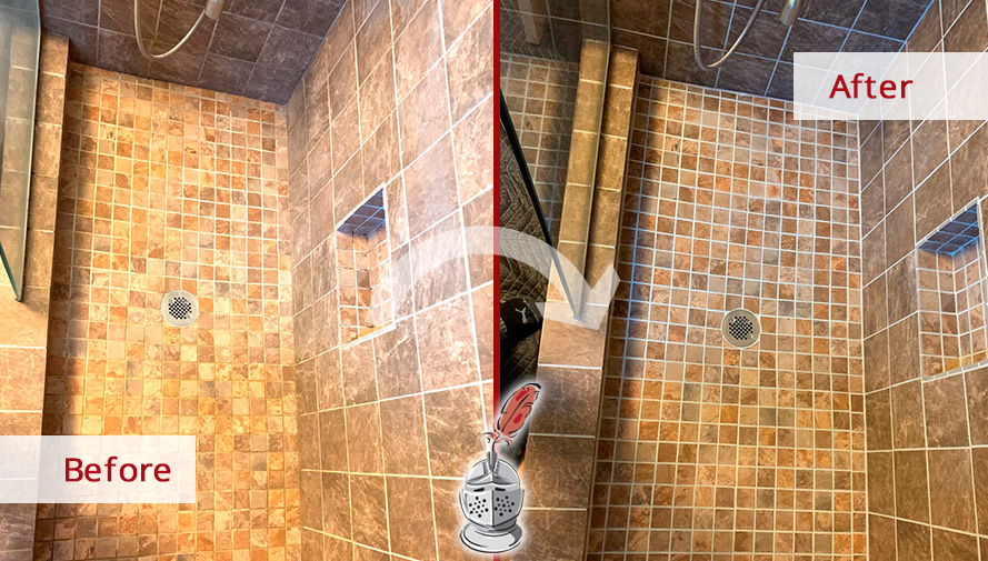 Image of a Floor After a Stone Sealing Service in Bellevue, WA