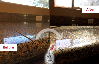 Residential Granite Honing And Polishing Sir Grout Seattle