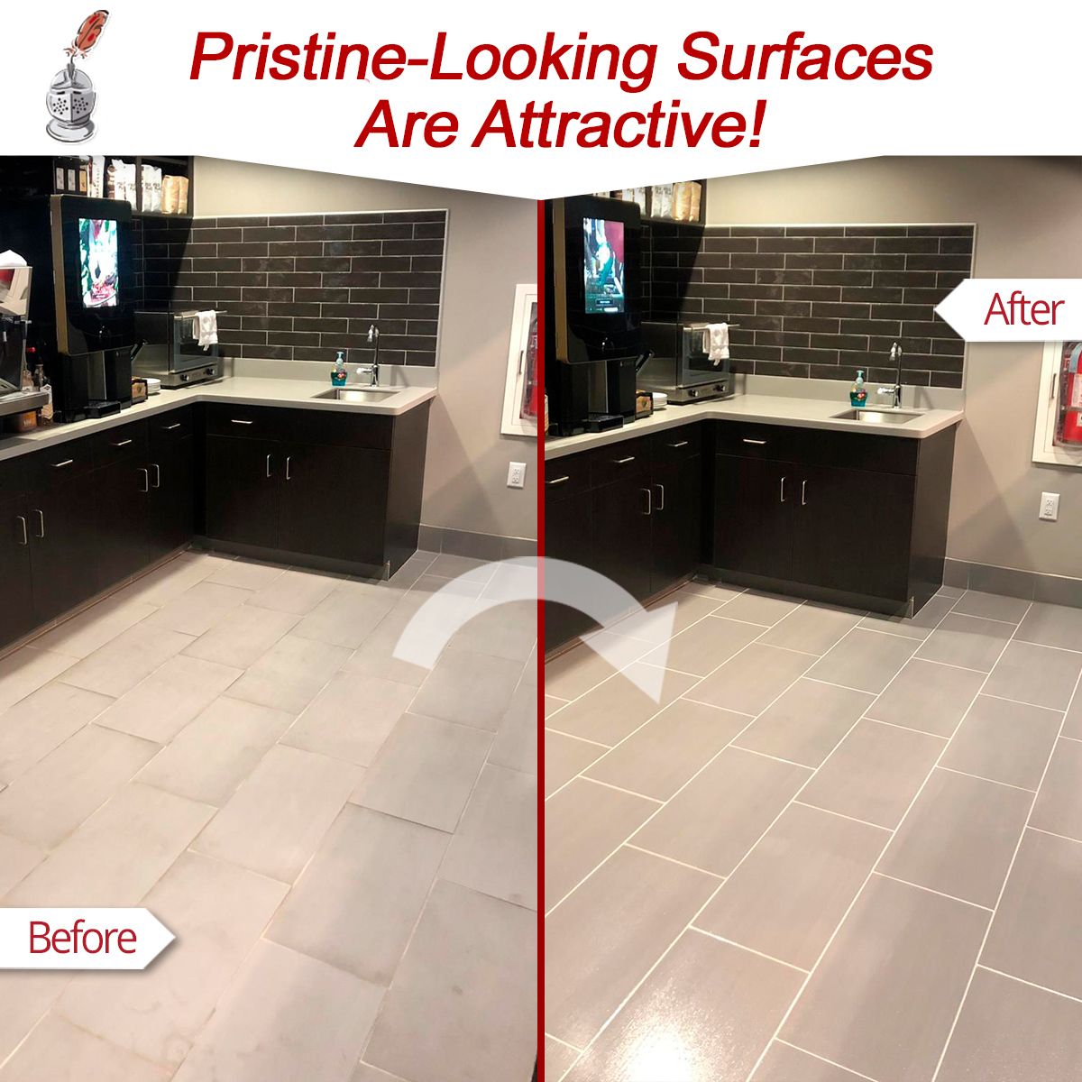 Pristine-Looking Surfaces Are Attractive!