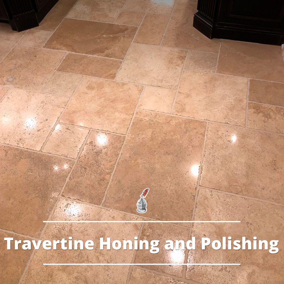Travertine Honing and Polishing